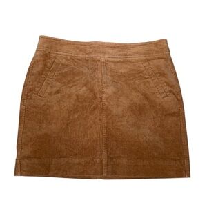 Loft women's 10 petite corduroy midi skirt boho western hippie festival preppy